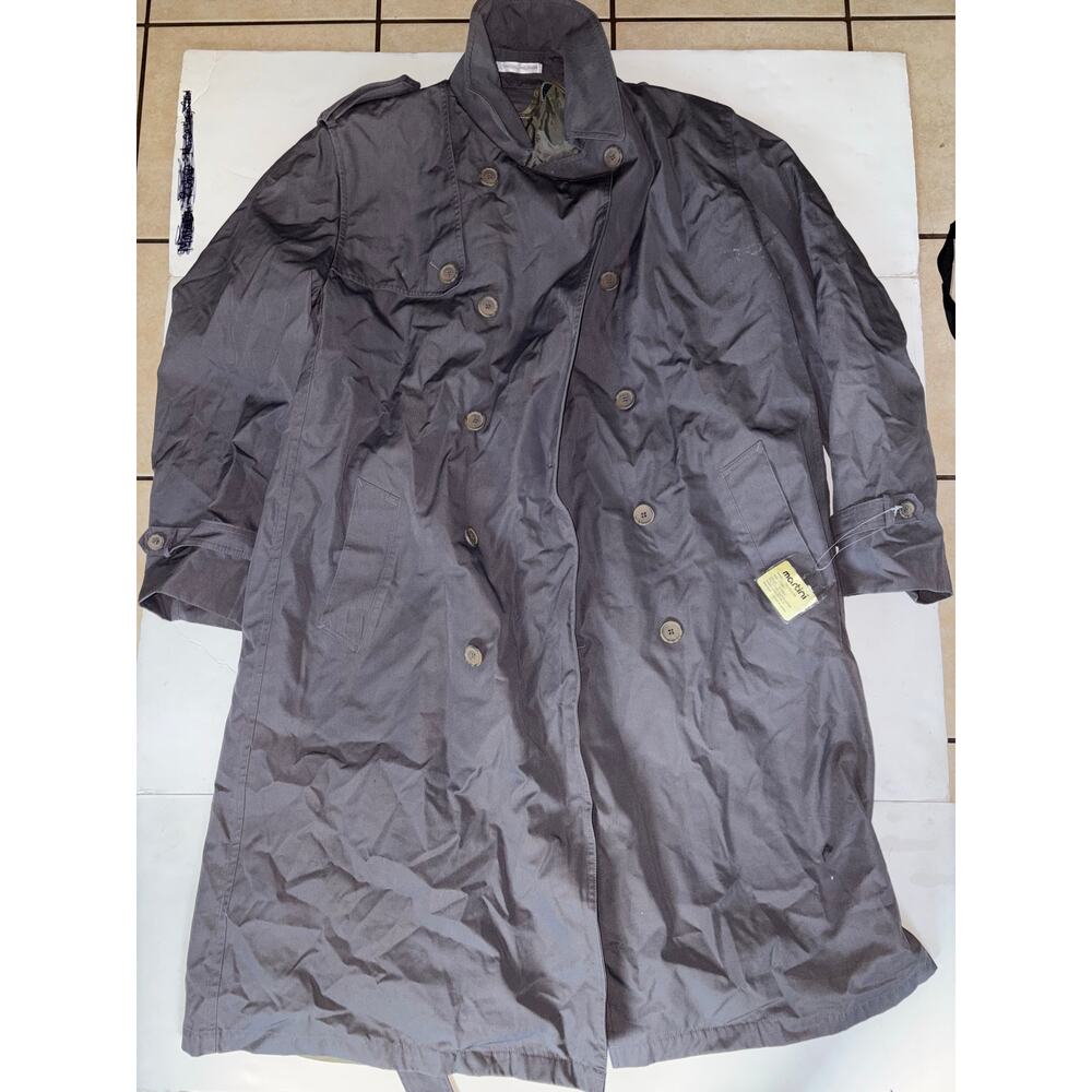 Vintage Martini traveller trench coat L44 gray